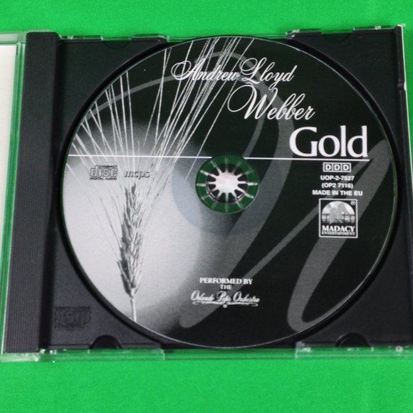 Andrew Lloyd Webber Gold Performed by Orlando Pops Orchestra 2001 CD Used - Picture 3 of 3